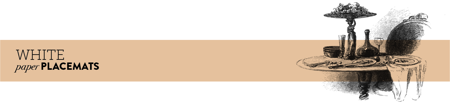 White Placemats