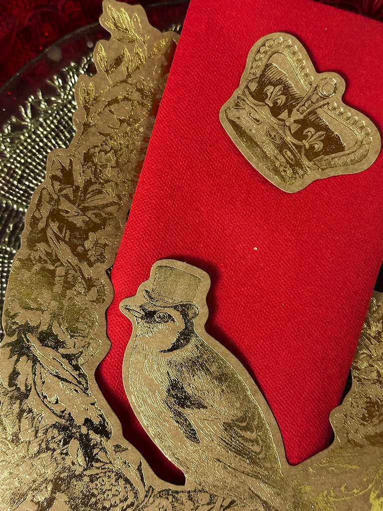 Table Accent · Kraft Foil Wreath