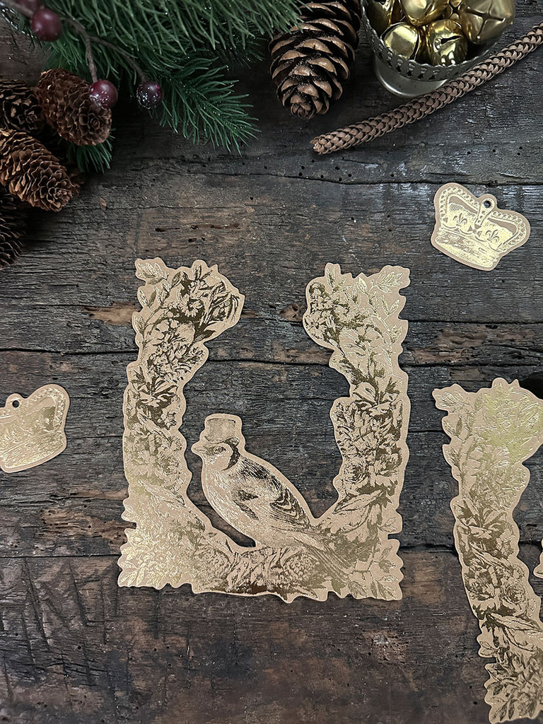 Table Accent · Kraft Foil Wreath