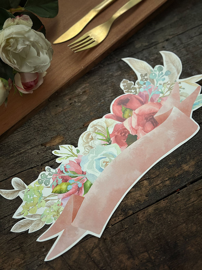 Pink Flowers Banner