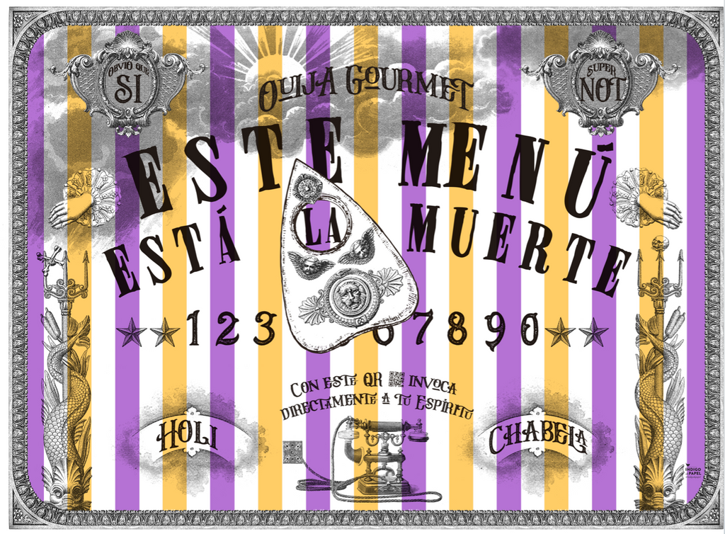 White Placemat · Ouija (Spanish)