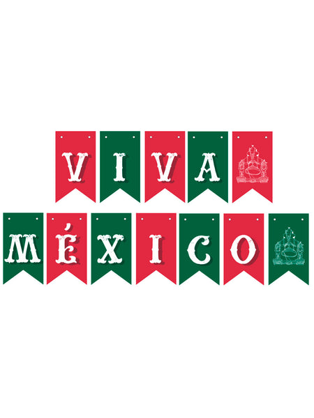 Viva Mexico · Party Banner