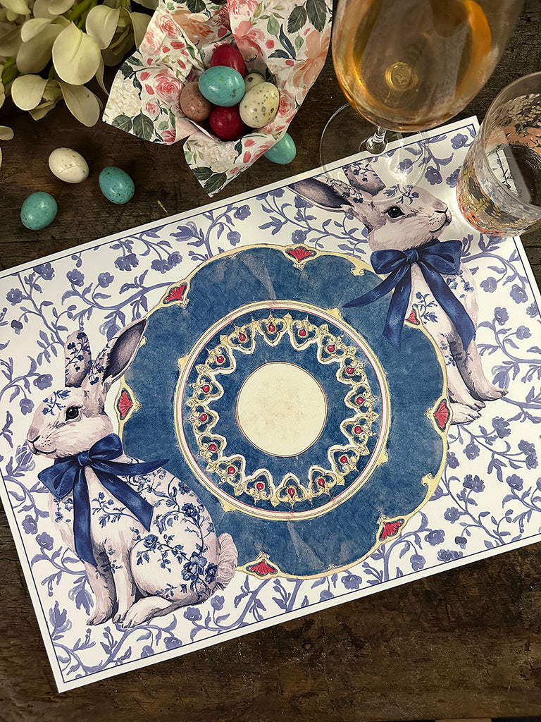 White Placemat · Watercolor