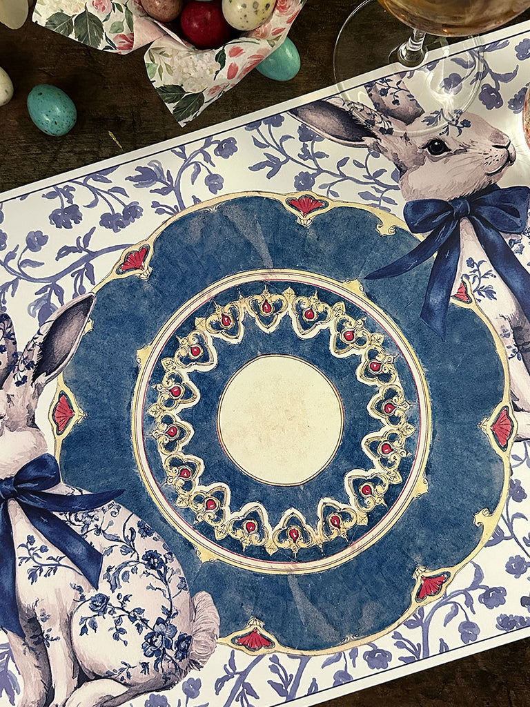 White Placemat · Watercolor