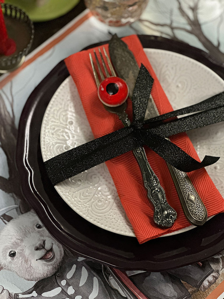 White Placemat · The spooky bunch