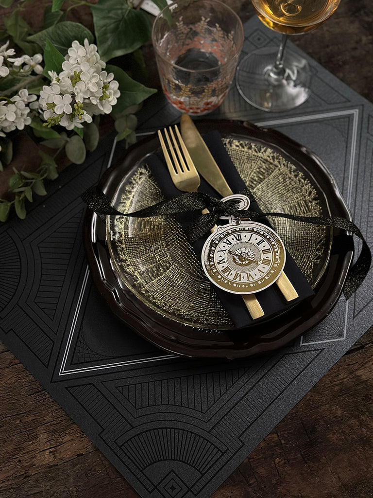 Black Placemat · Art Deco 2024