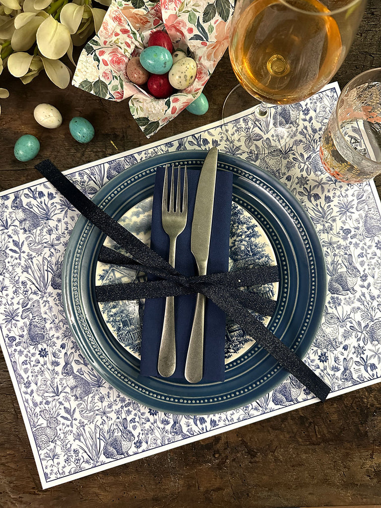 White Placemat · Mille Fleur