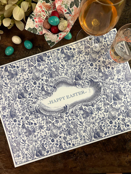 White Placemat · Mille Fleur