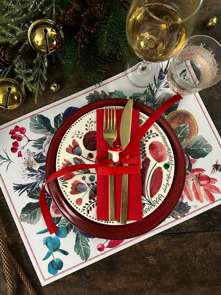 White Placemat · Figs Plate