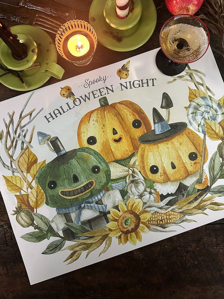 Table Set · Pumpkins