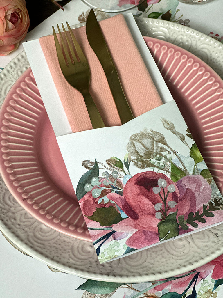 Rose Plate · 6 People Set