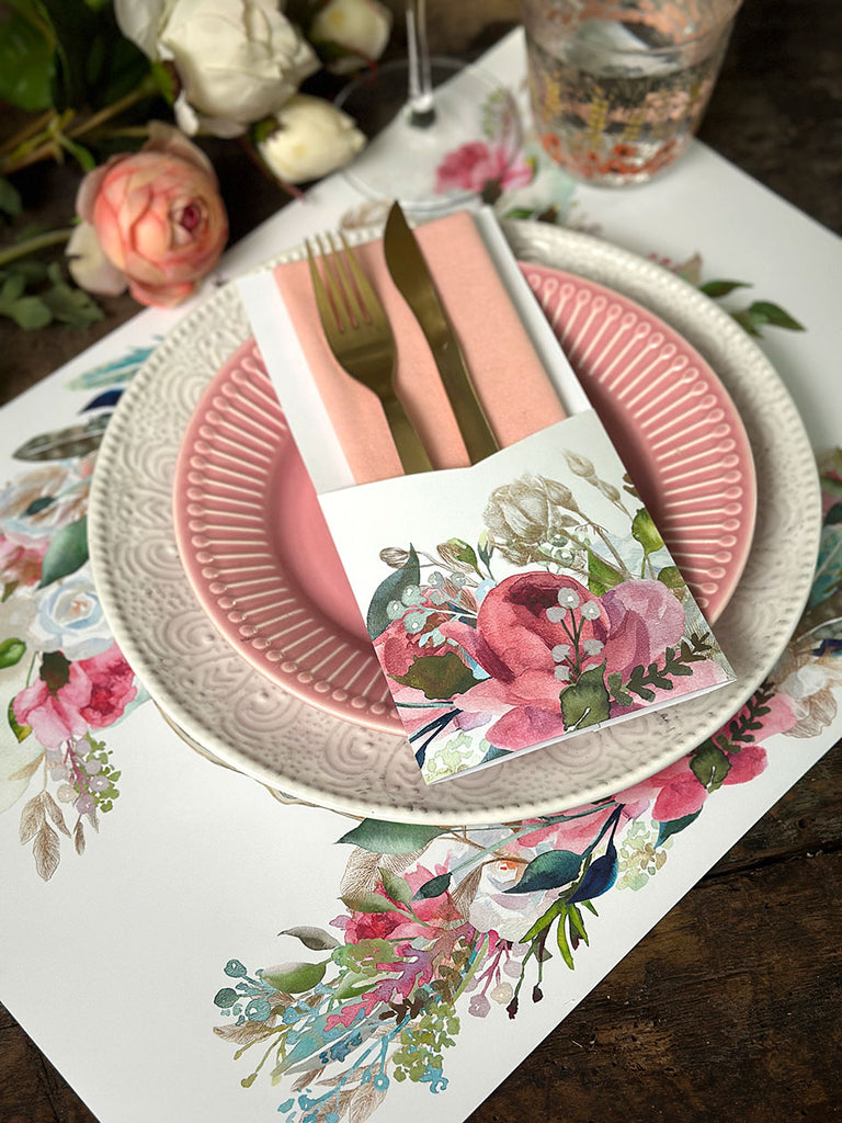 Rose Plate · 6 People Set