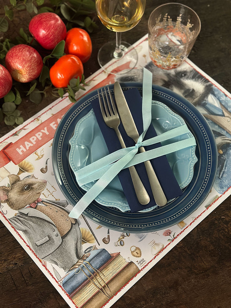 White Placemat · Animals