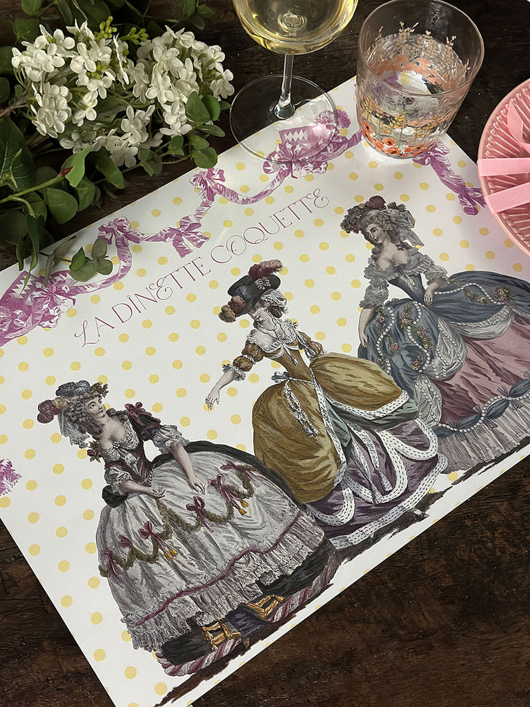 White Placemat · Coquette