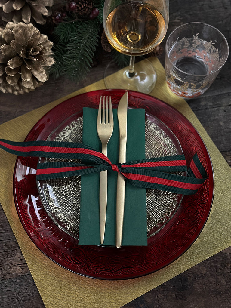 Square Placemat · Gold sketch