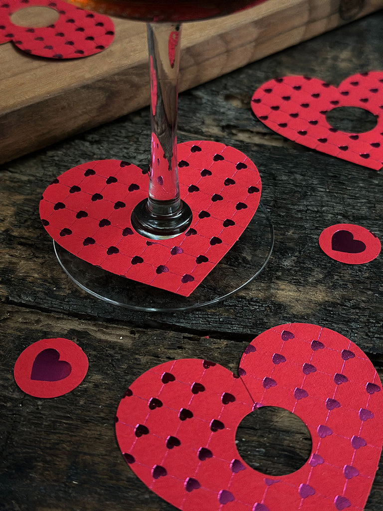 Glass Tags · Hearts