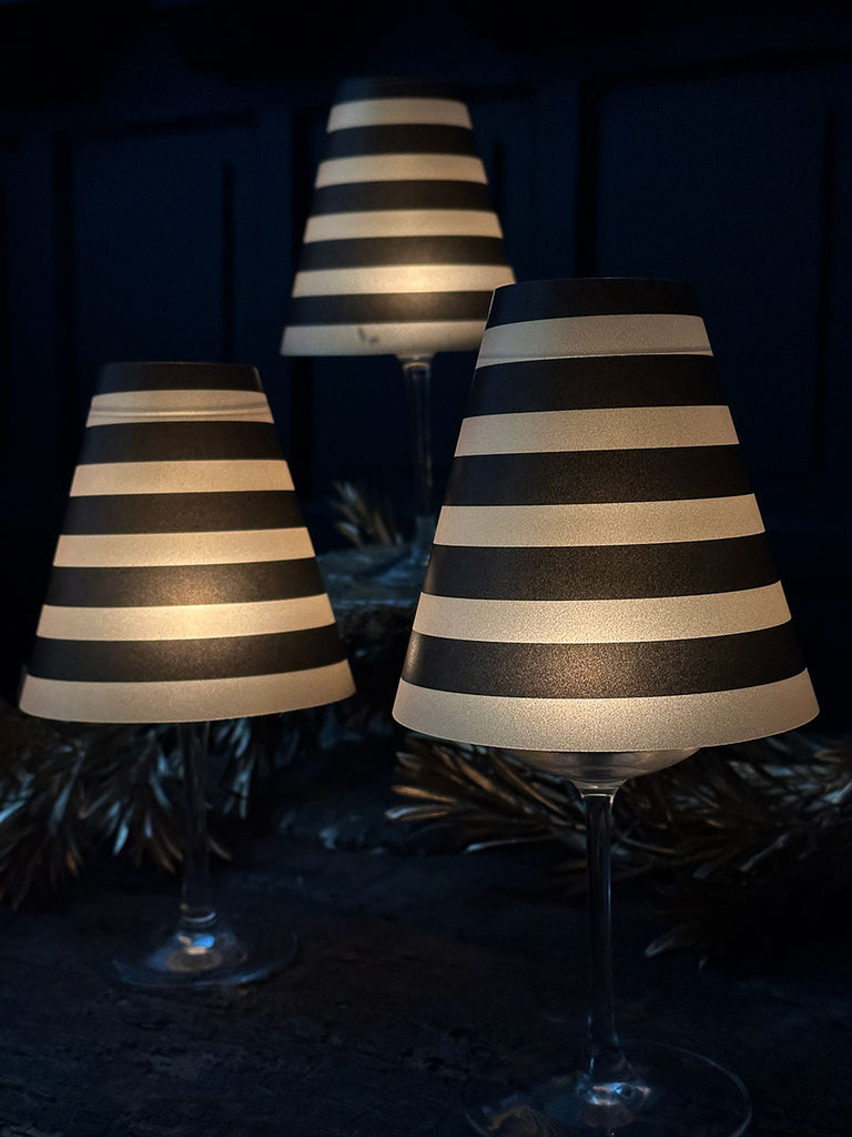 Lamp Shade · Black Stripes