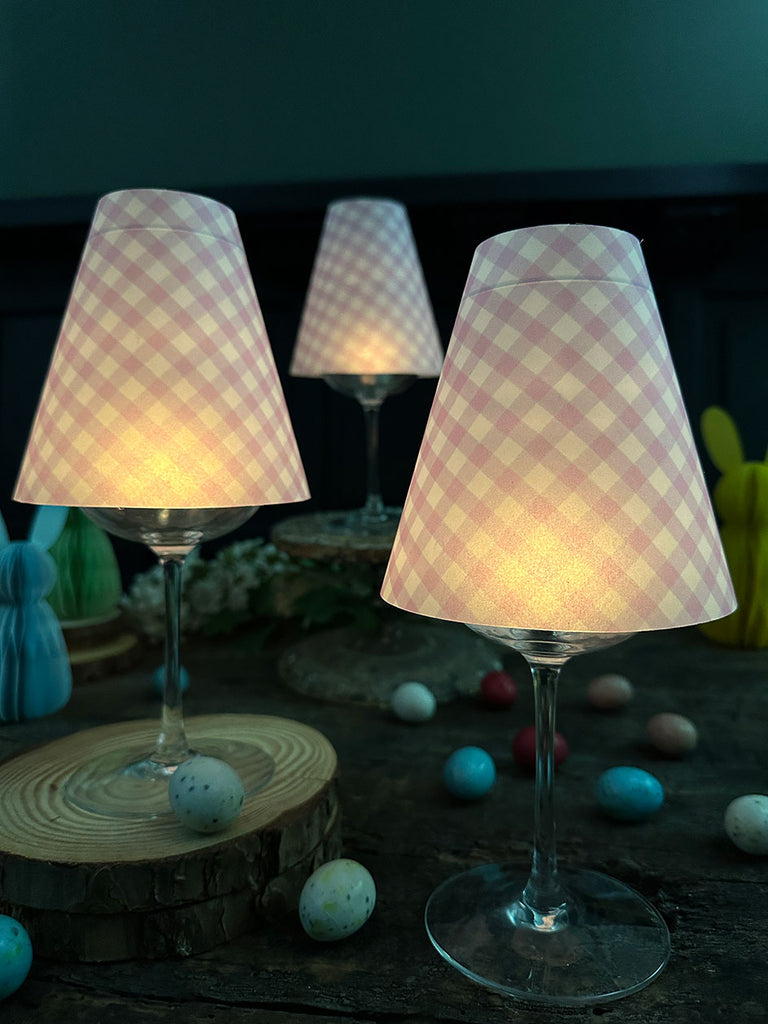 Lamp Shade · Vichy Light Blue