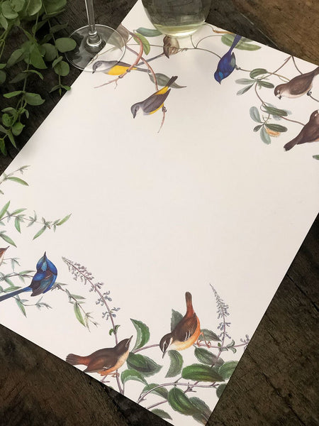 White Placemat · Australian Birds