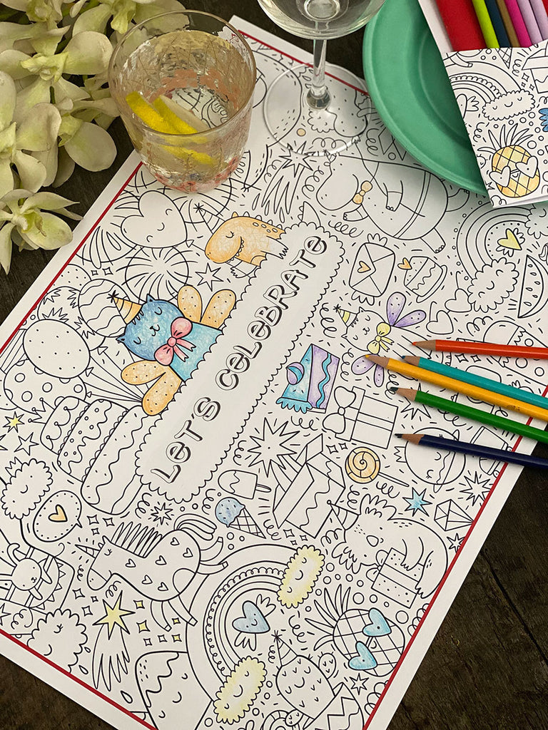 Coloring Cat Set · 6 People