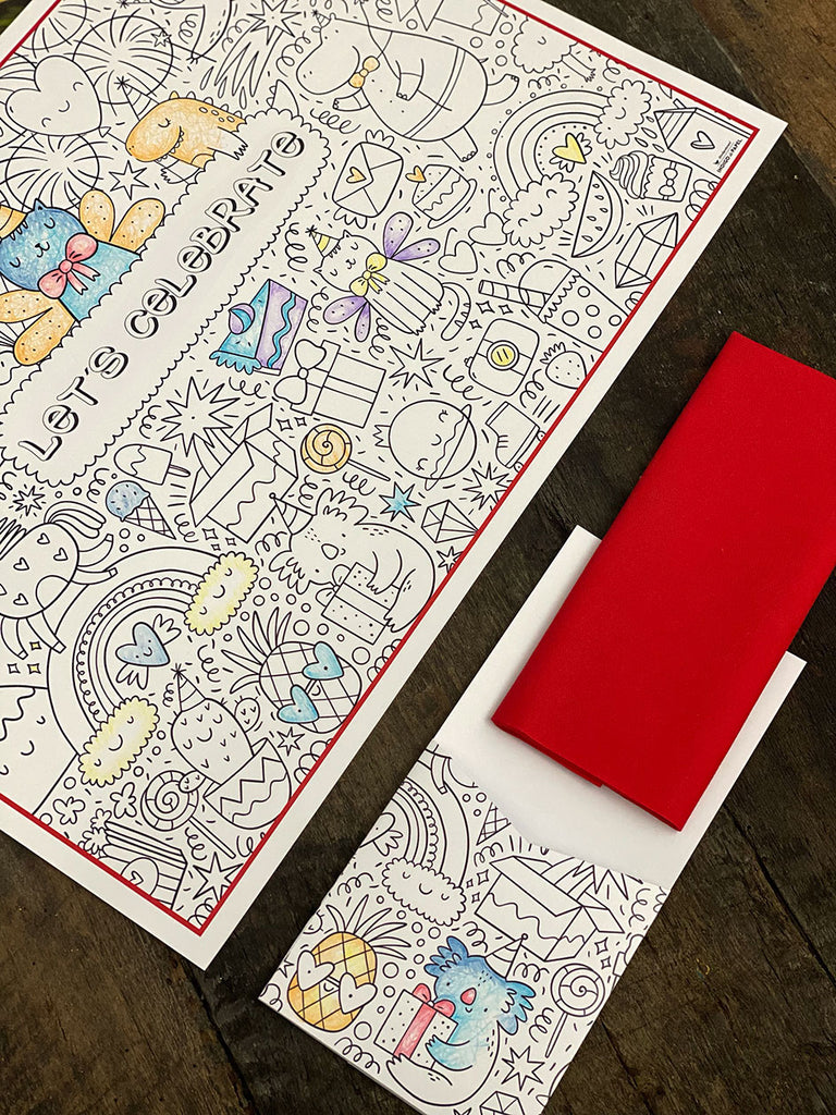 Coloring Cat Set · 6 People