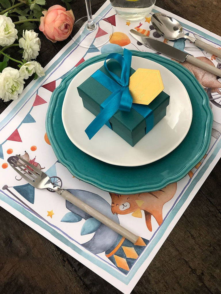 White Placemat · Birthday Circus