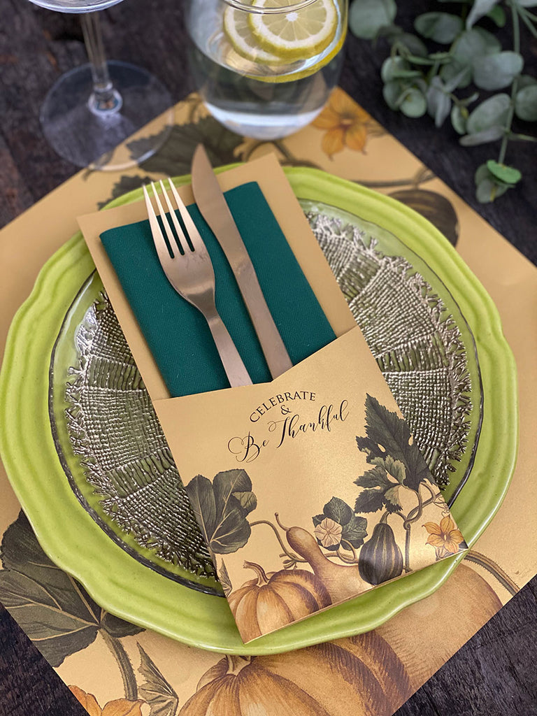 Silverware Holder · Color Pumpkin