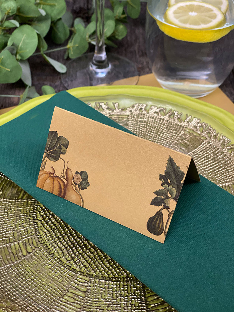 Placecard · Color Pumpkin