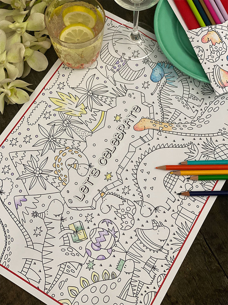 Coloring Dino Set · 6 People