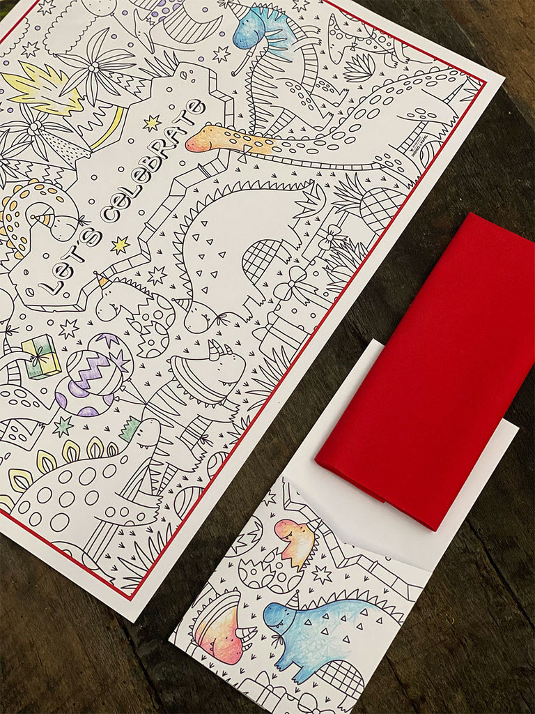 Coloring Dino Set · 6 People