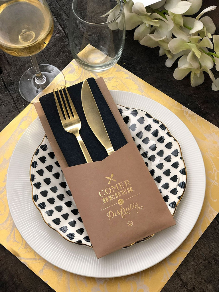 Silverware Holder · Eat Drink Kraft Spanish