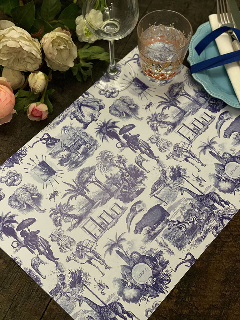 White Placemat · Savannah