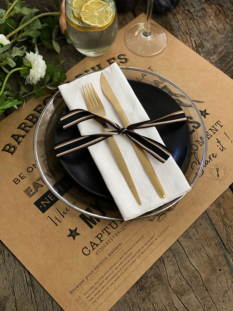 Kraft Placemat · BBQ Rules