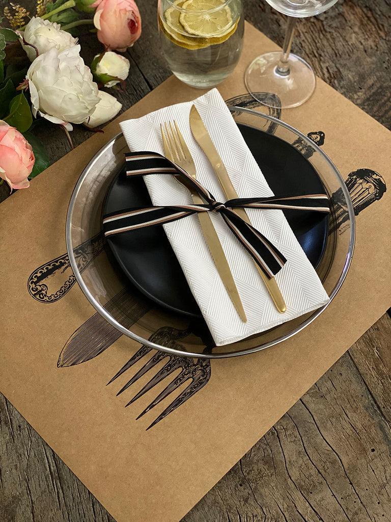 Kraft Placemat · Horizontal Silverware