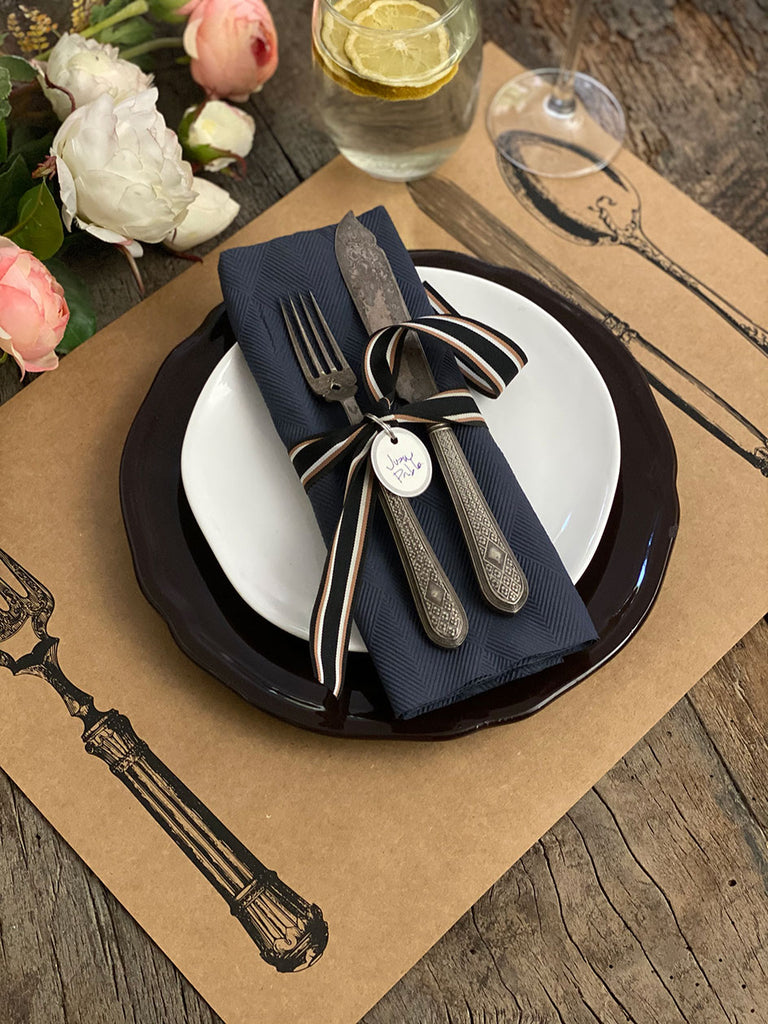 Kraft Placemat · Vertical Silverware
