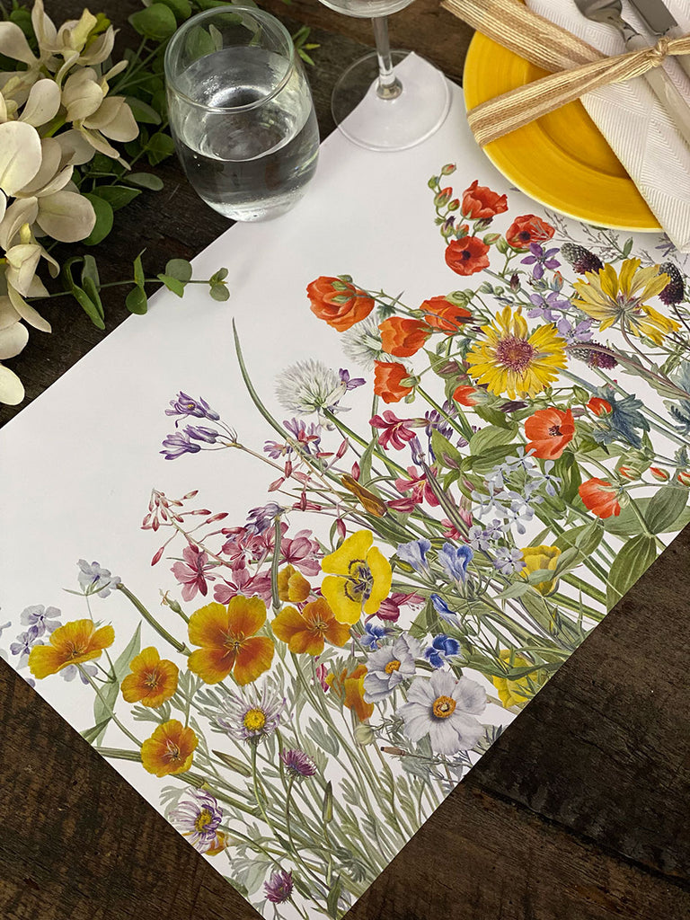 White Placemat · Bloom