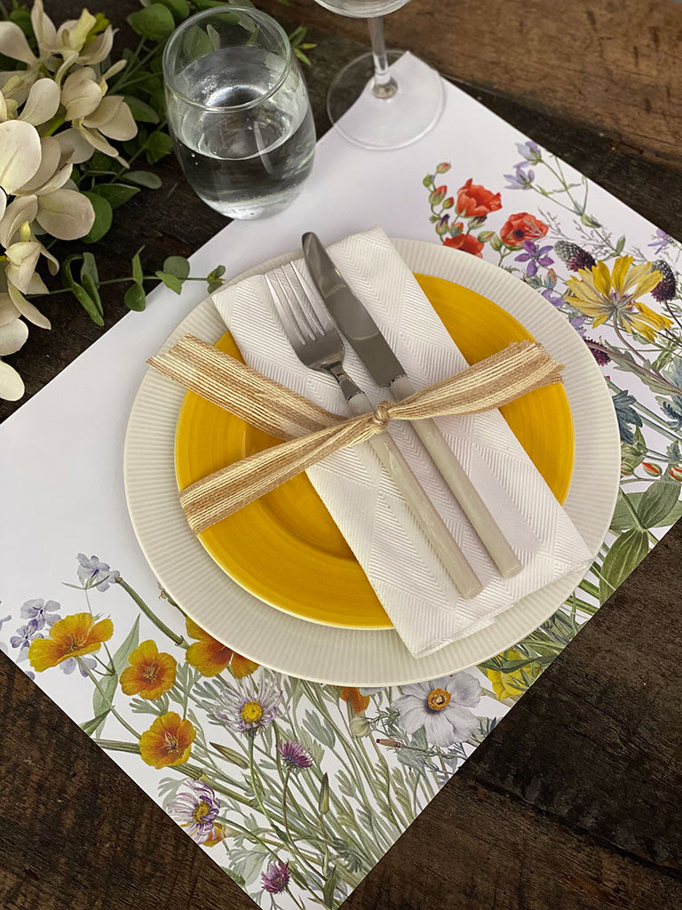 White Placemat · Bloom