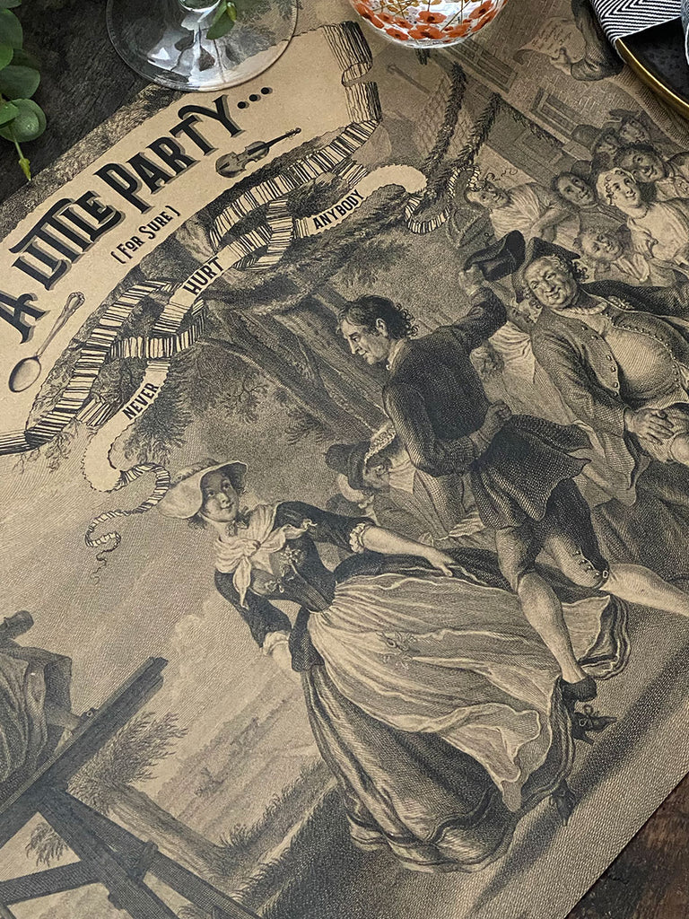 Kraft Placemat · Little Party