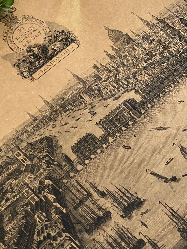 Kraft Placemat · London