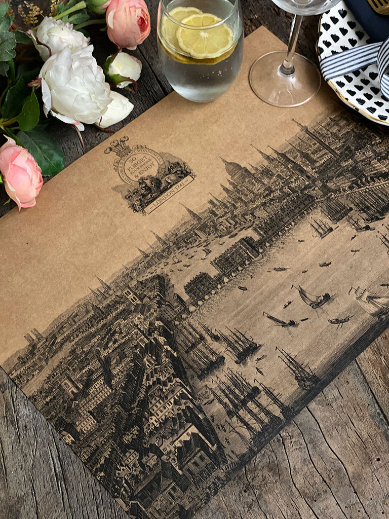 Kraft Placemat · London