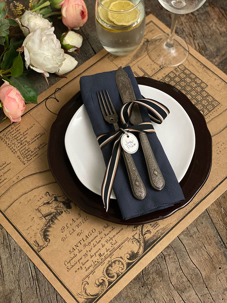 Kraft Placemat · Santiago Map