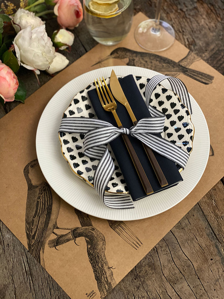 Kraft Placemat · Silverware Birds