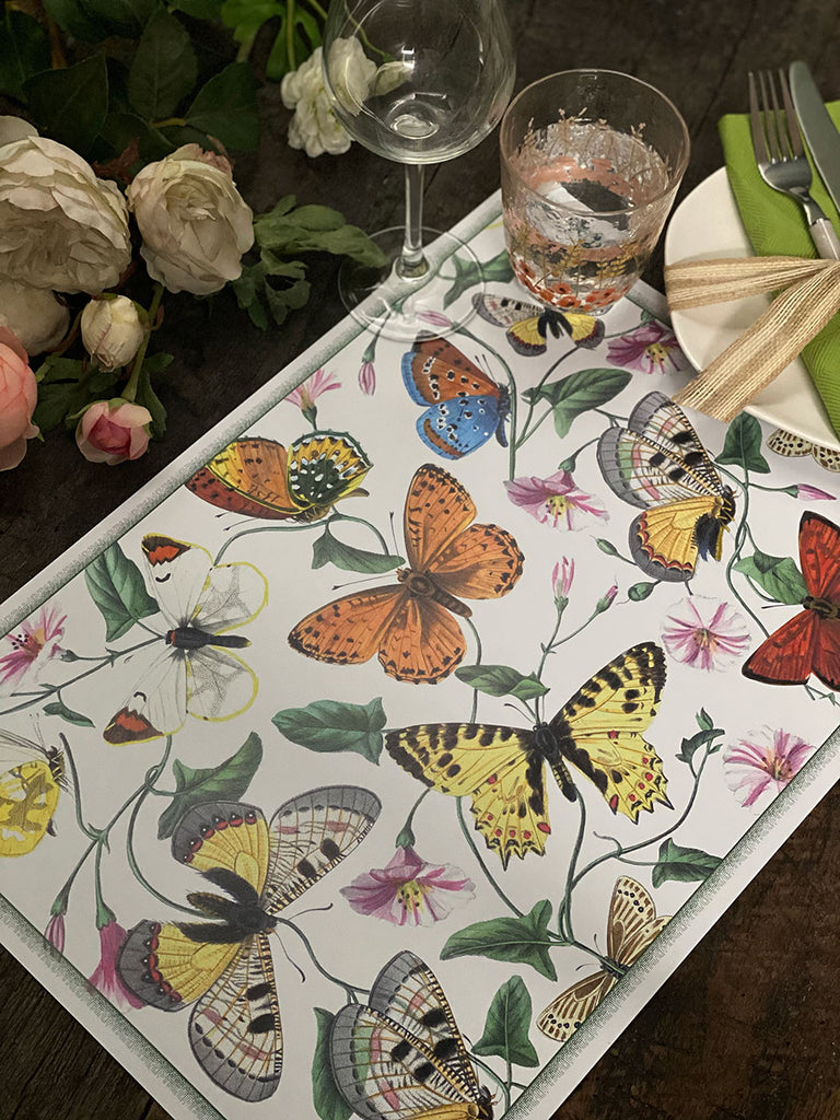 White Placemat · Papillon