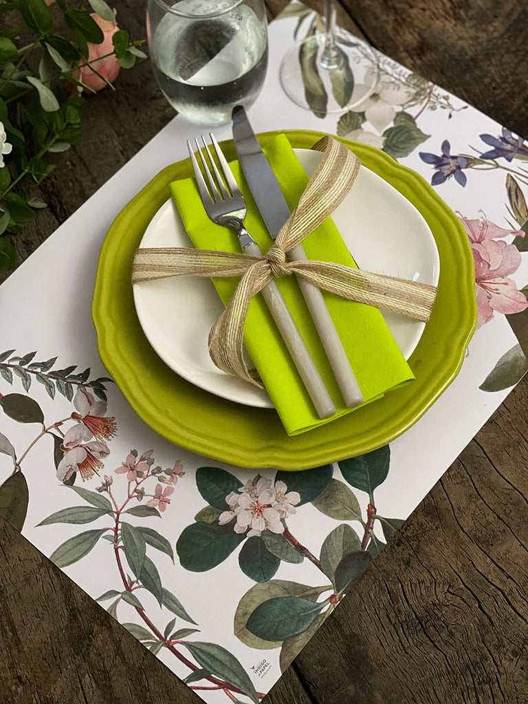 White Placemat · Rhododendron