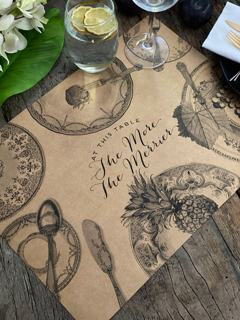 Kraft Placemat · Merrier