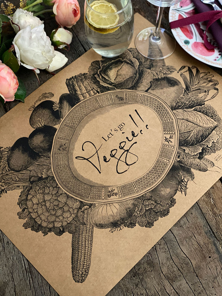 Kraft Placemat · Veggie