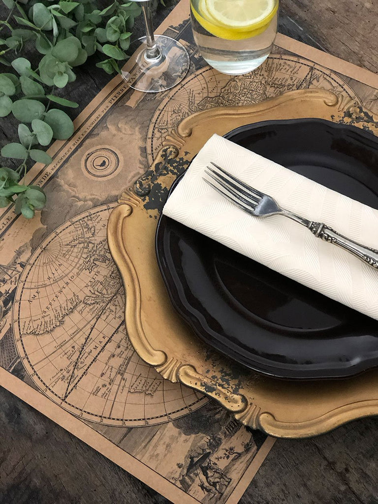 Kraft Placemat · World Map