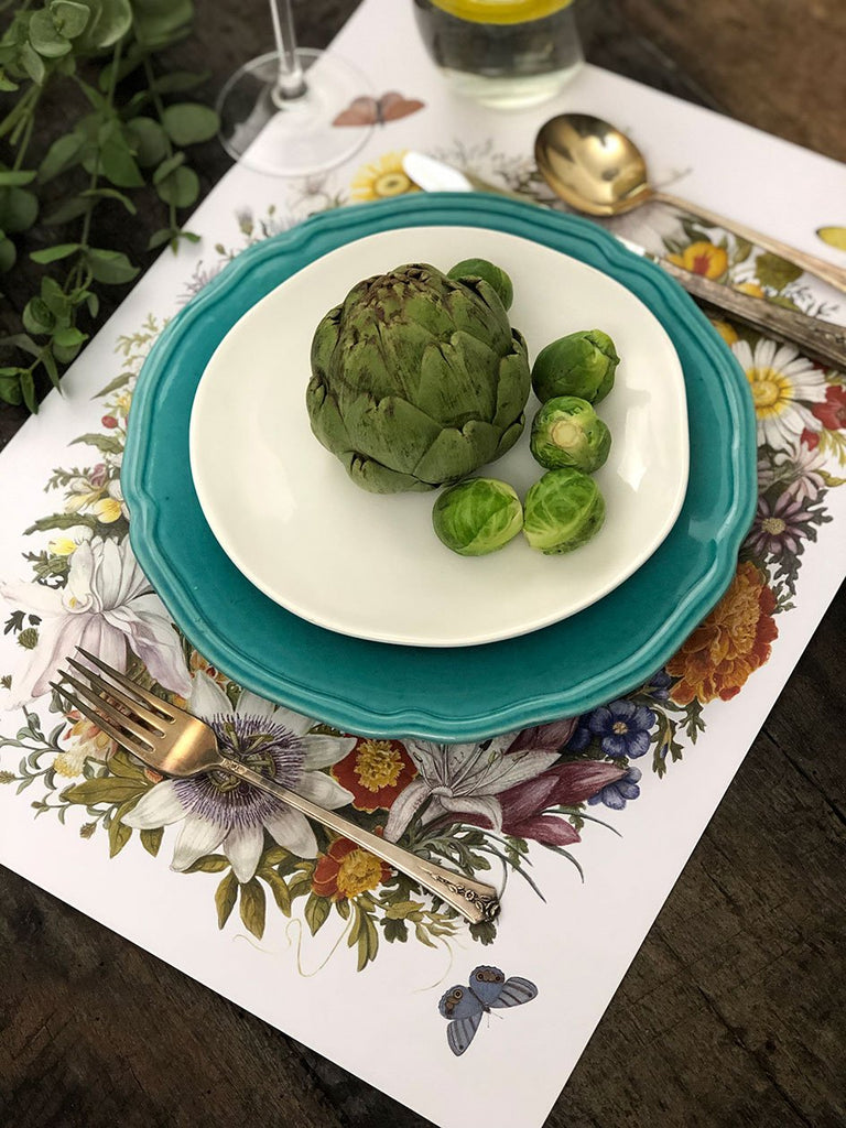 White Placemat · Daisy