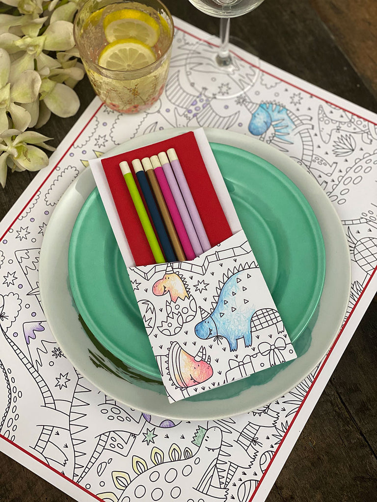 Coloring Dino Set · 6 People