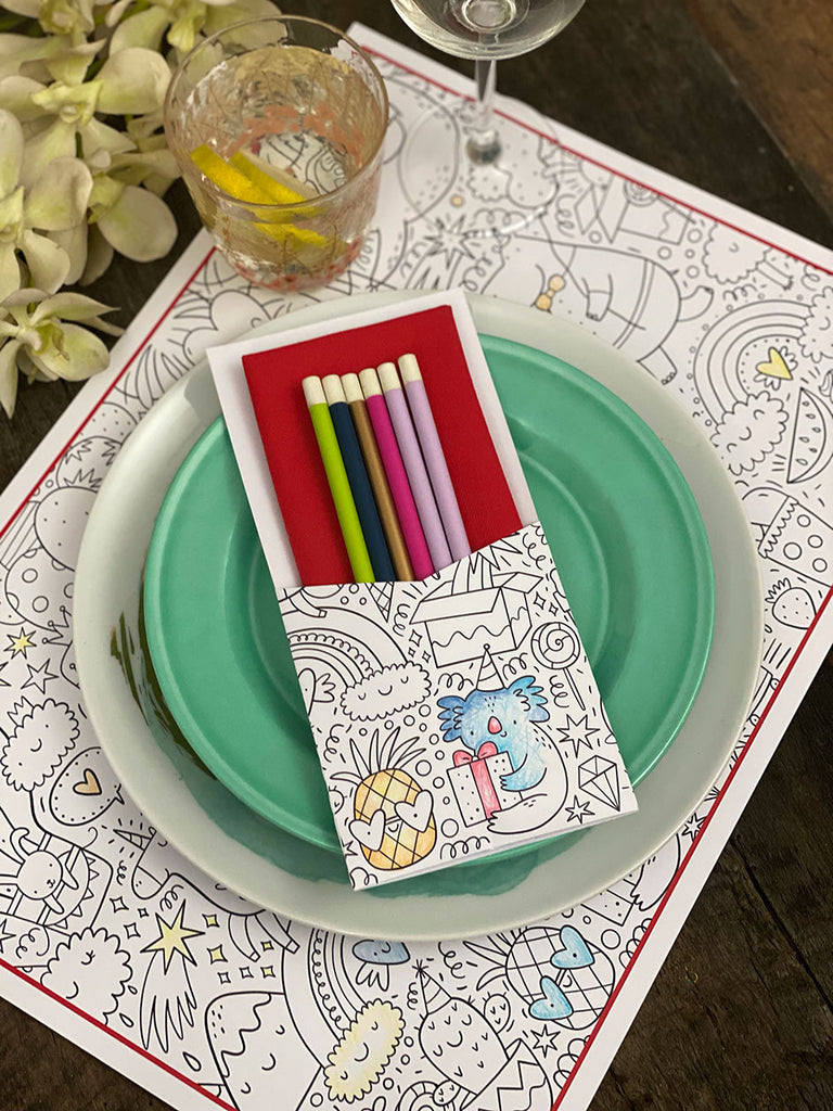 Coloring Cat Set · 6 People